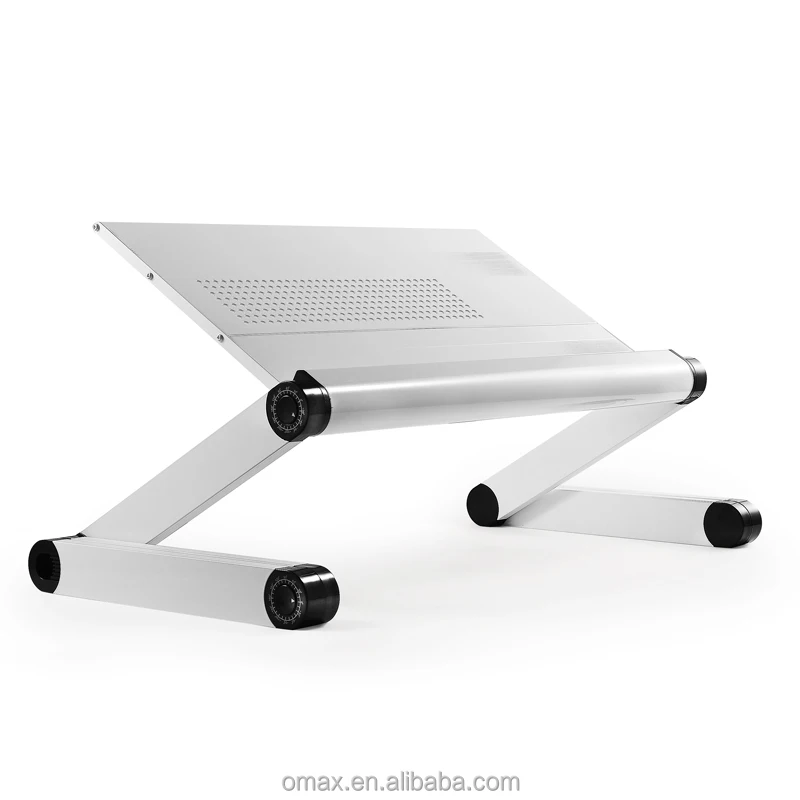 White Breakfast Bed Mate Portable Laptop Folding Table Tray