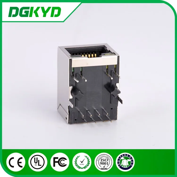 KRJ-138ENL metal shielded 8P8C ethernet jack cat5 RJ45 connector