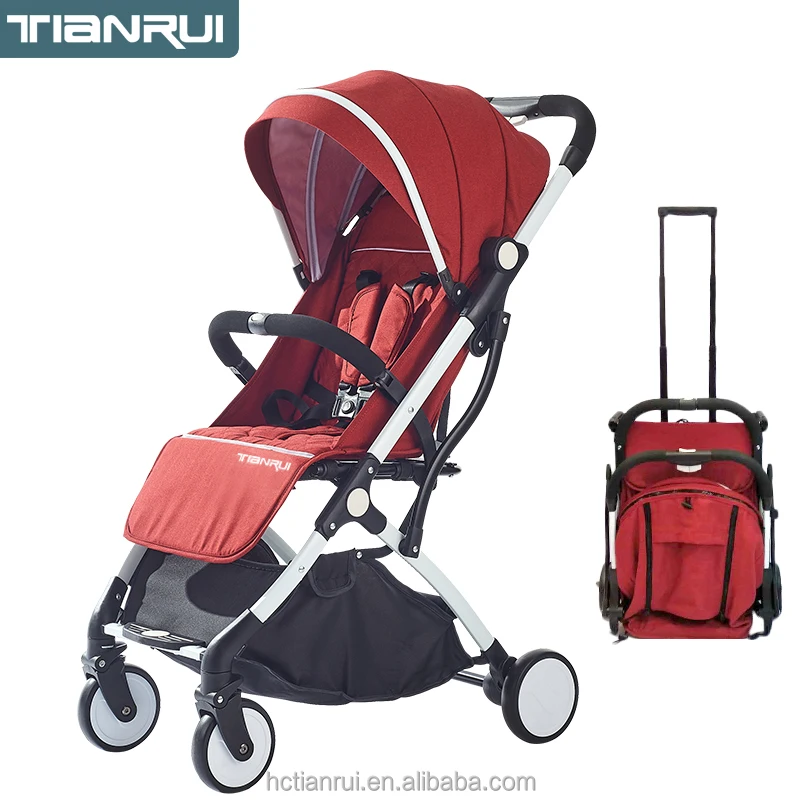 Tianrui 2020 aluminum alloy  frame  luxury foldable baby stroller factory