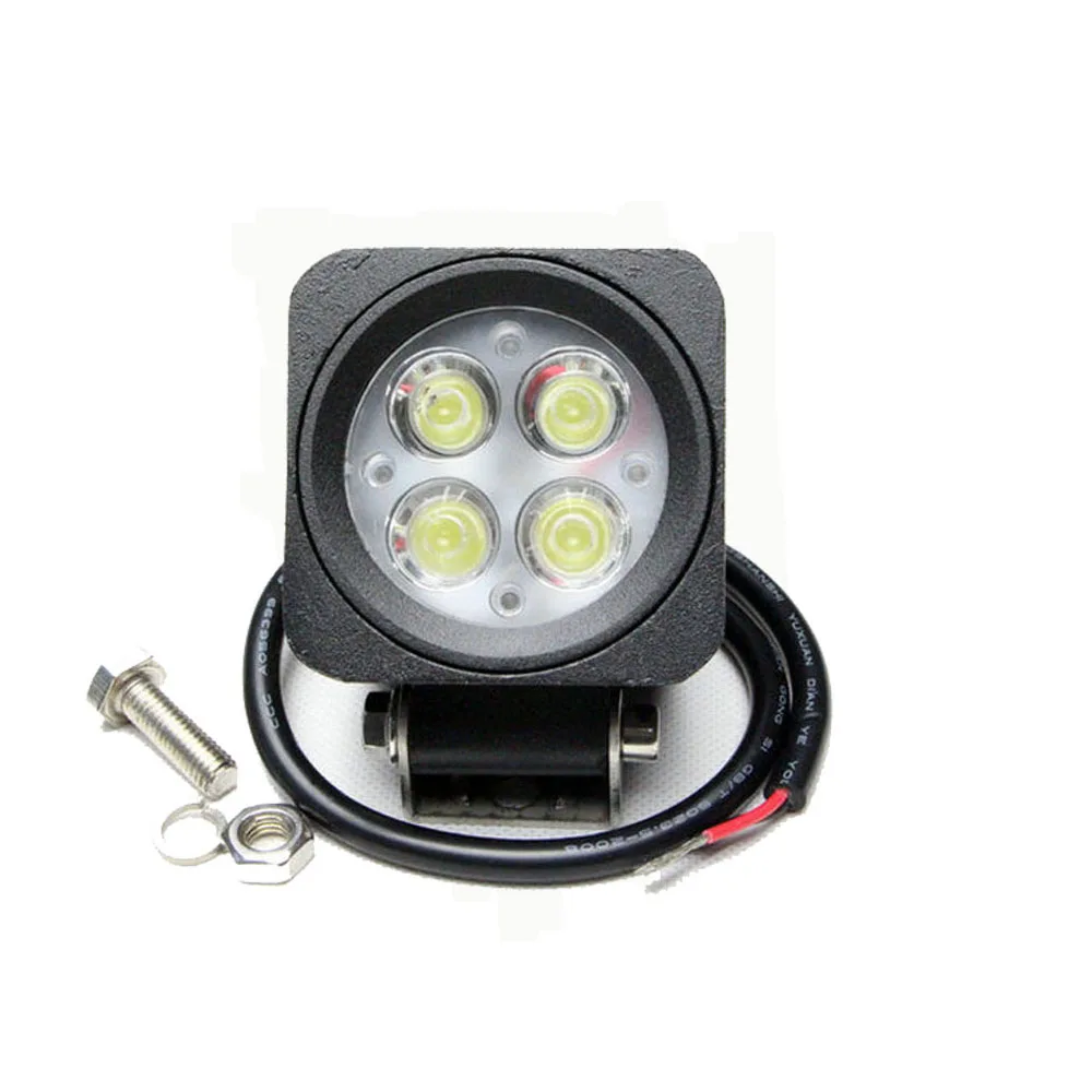 
2x2 4x4 car accessories 12V 2.5inch Mini Square 12W work light , small bike led driving light 4x3W Motorcycle led headlight 