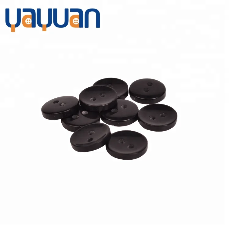 
The new black 2 holes shirt button custom made clothing buttons custom made rivet 