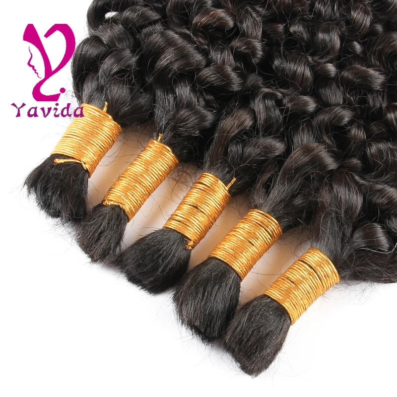 300g 8A WholeSale Afro Kinky Curly Human Hair 100% Human Hair kinky curly braiding hair