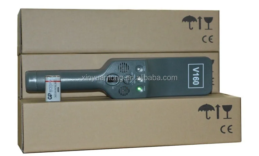 
super high sensitivity ABS plastic hand held metal detector with CE standard 