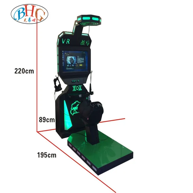 9D VR virtual reality indoor amusement games park video games interactive horse riding simulator equipment