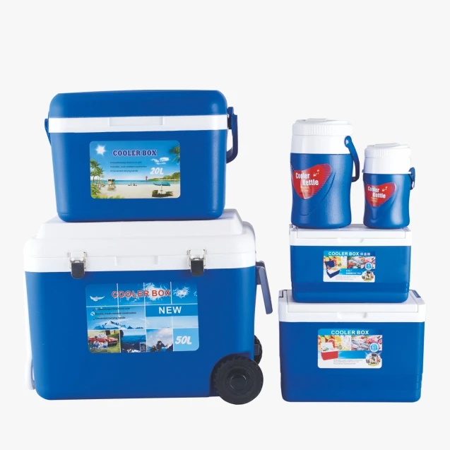 
6pcs cooler box and sports kettle set 