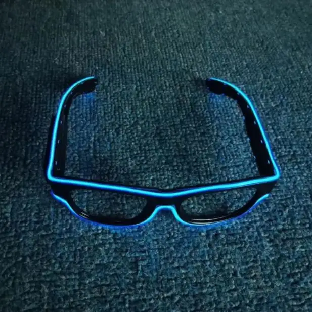 Аксессуары для вечеринок зарядка через USB мигающие очки EL/мигающие беспроводные EL/светодиодные EL