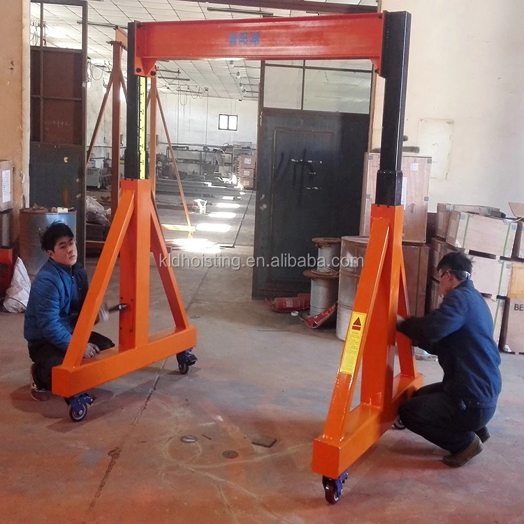 Китайский производитель Склад используется маленький портативный козловой кран