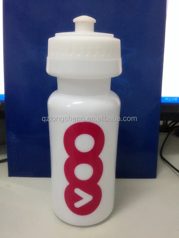 Flat 600ml Sport Plastic Water Bottle
