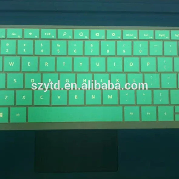Цветной силиконовый чехол для клавиатуры microsoft surface pro 3