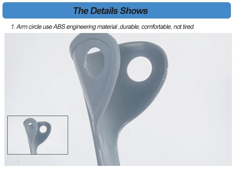 Comfortable Adjustable Elderly Lightweight Aluminum Elbow Foldable Forearm Crutches