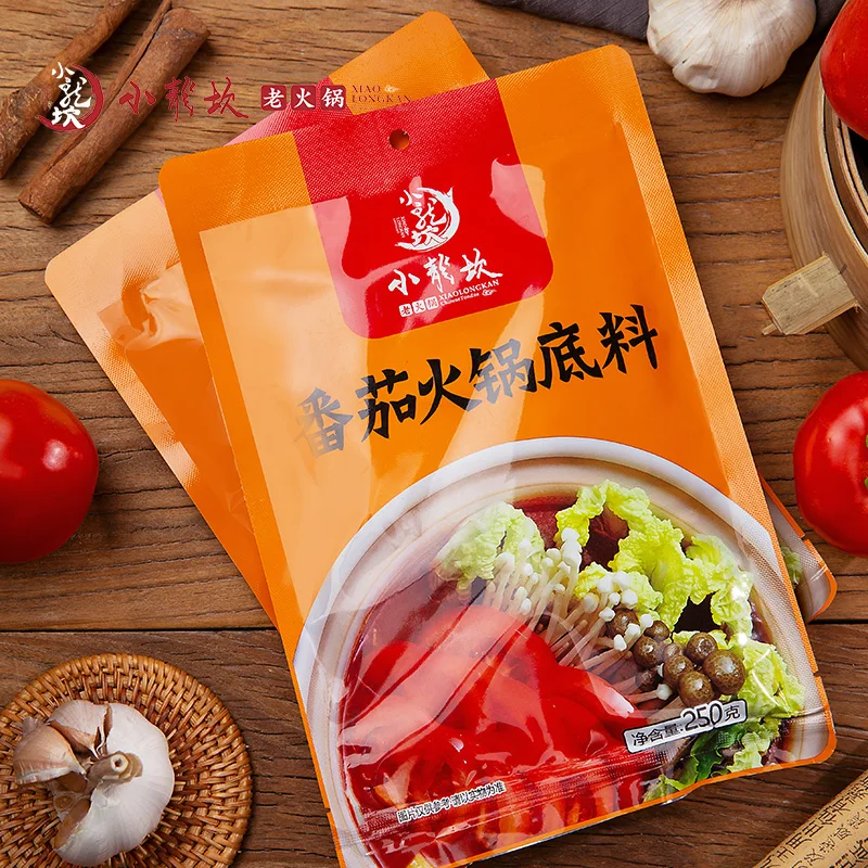 
Xiaolongkan Hotpot Condiment Chinese Tomato Hot Pot Soup Base 