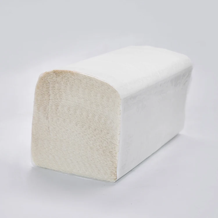 100% Virgin Pulp Tissue Paper Natural 2 Ply Pattern Printed Toilet Paper Custom Embossing Fold Hand Paper Towel