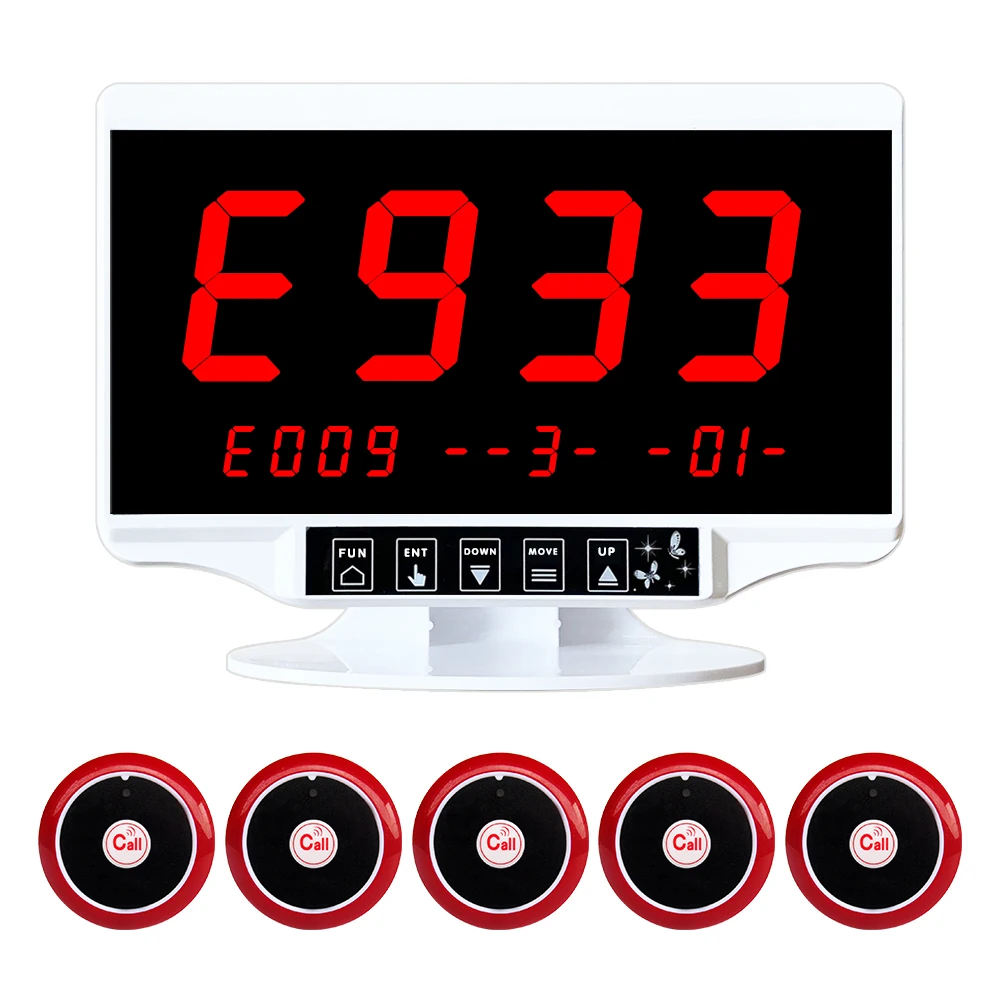 Artom wireless nurse call system with 10 pagers call button and customized logo