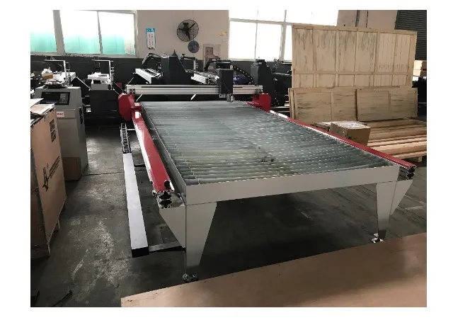 Zhaozhan plsama cutting machine with plasma THC cnc flame plasma cutting machine with water table type