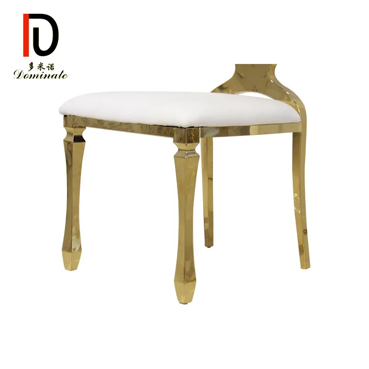 Modern Party Rental Luxury Dining Gold Stacking Chairs