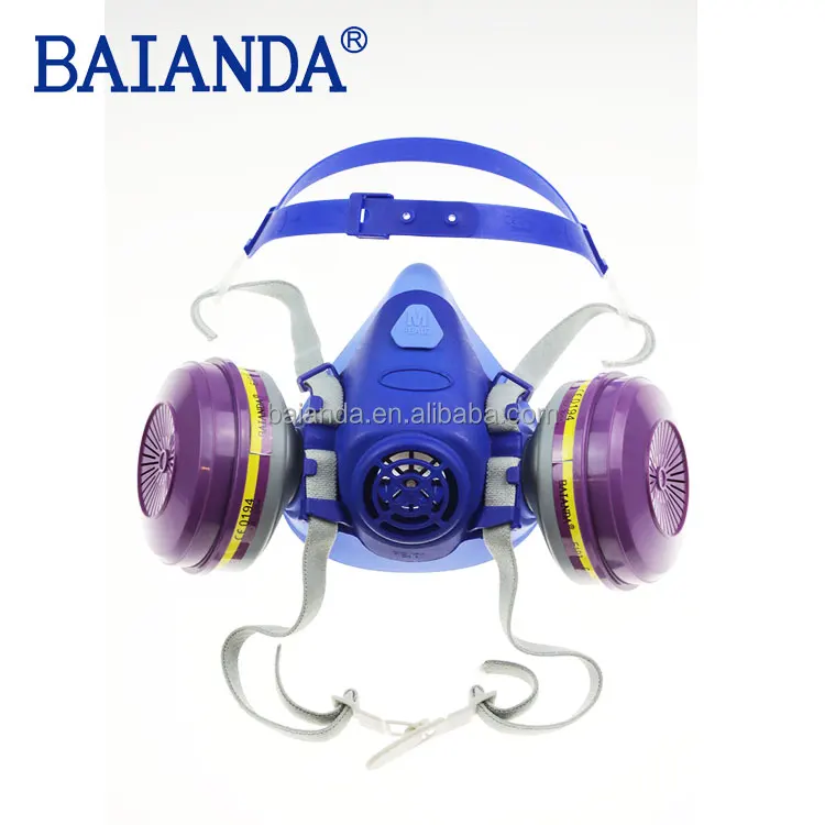 
Высококачественная противогаз BAIANDA E1P3, респиратор с химическим картриджем, полумаска респиратор 