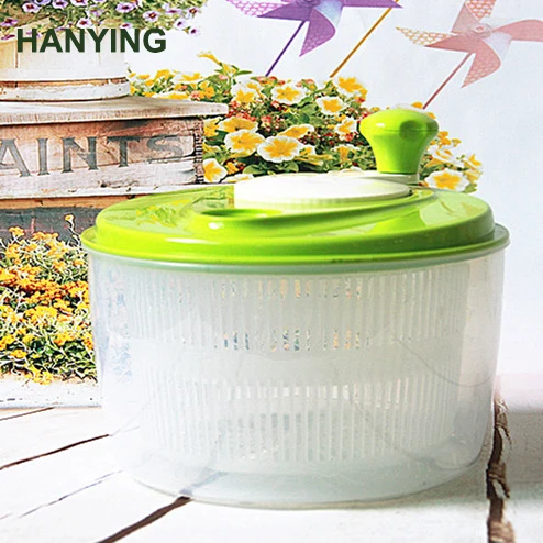 
Salad Spinner Vegetable Washer with Bowl Lockable Basket and Smart Lock Lid kitchen tool Salad Spinner 