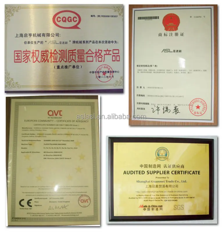 ASL-RT2 hot sale marble floor concrete grinding and polishing machine