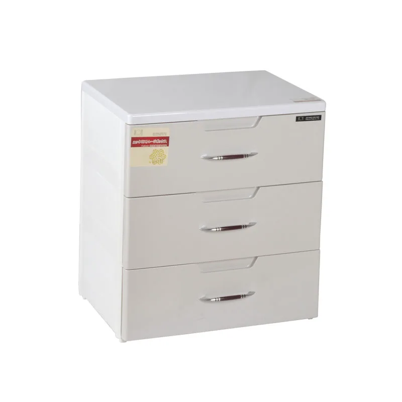 Wholesale cheap 4 layers hardware whiteplastic storage drawers