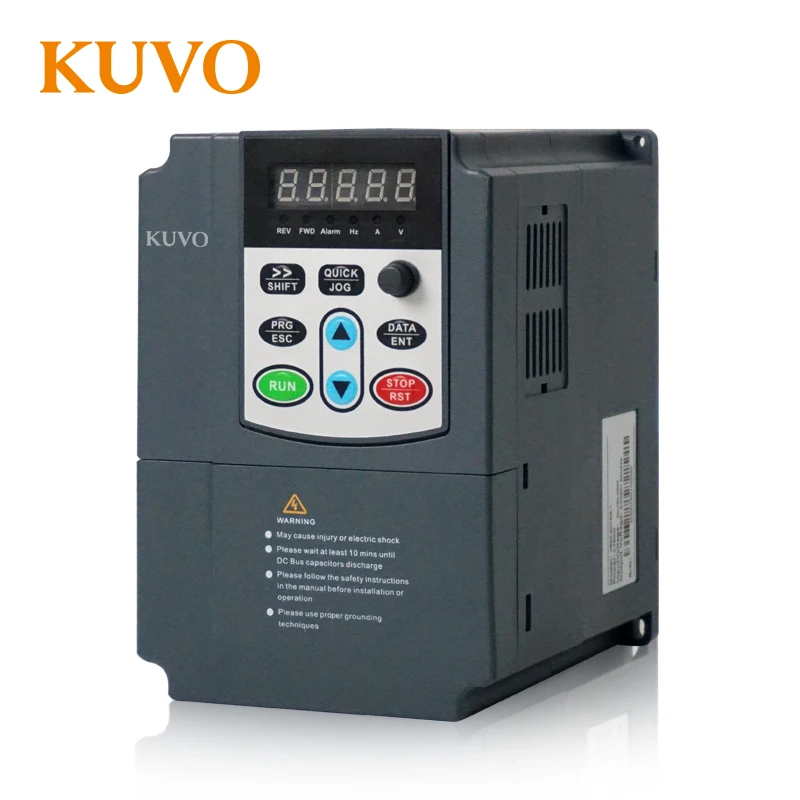 
Heavy Load 380V Three Phase Input 2.2kw 3HP VFD Variable Frequency Drive Inverter Professional for Motor Speed Control 