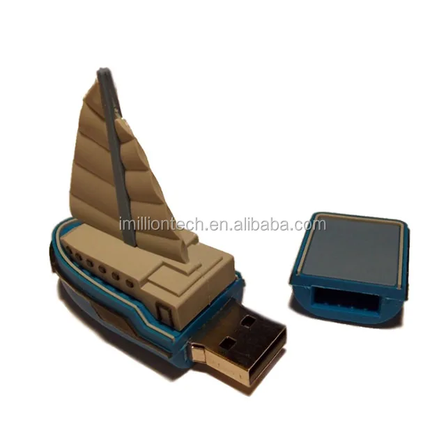 USB-накопитель Segelboot Schiff, забавные USB-накопители