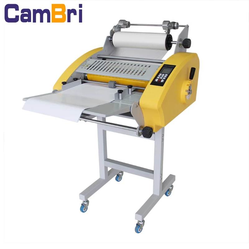 
3816 anti curl single and double sides auto feed thermal lamination machine 
