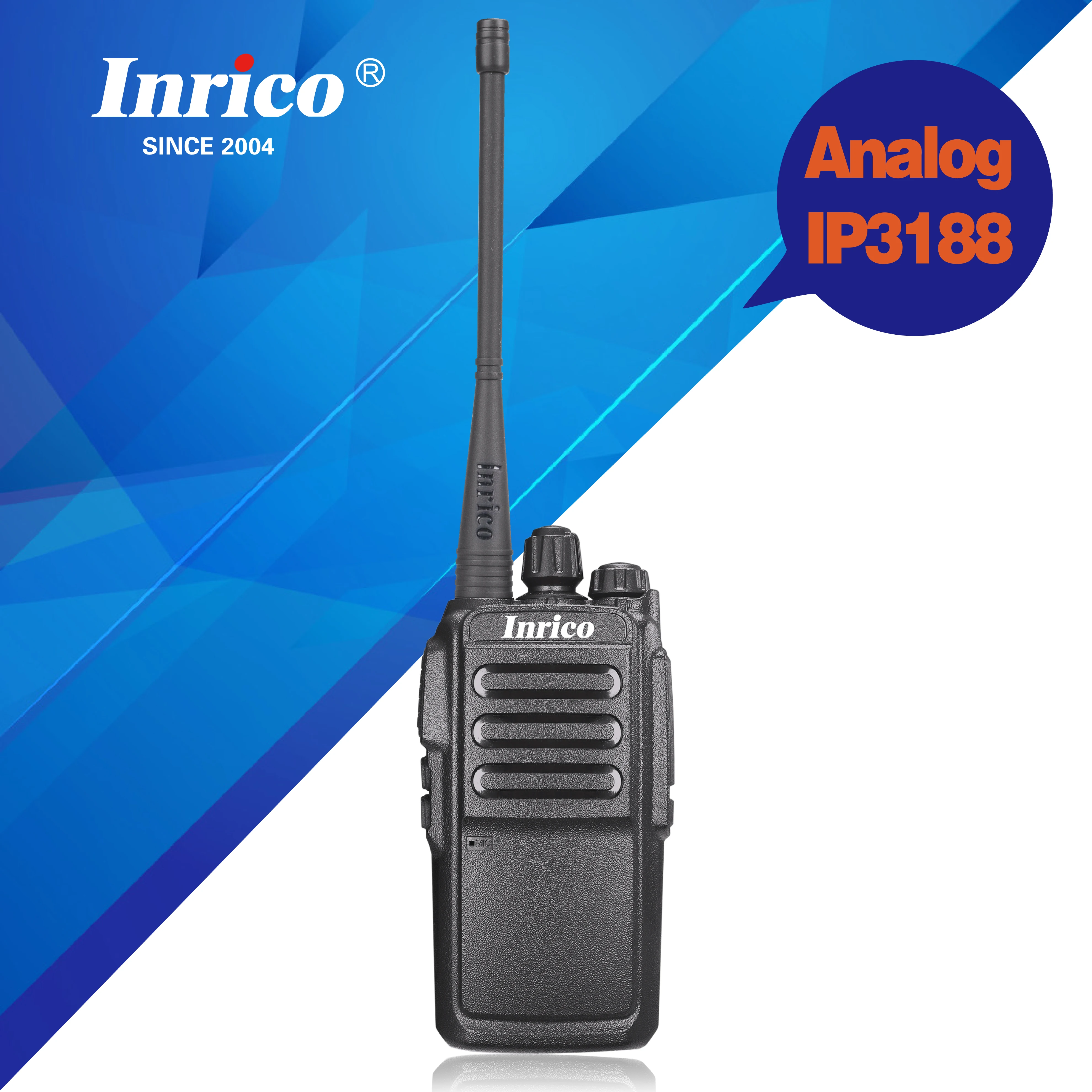 Best price highly good quality walkie talkie long range VHF UHF Dual Band two way radio of Inrico IP358