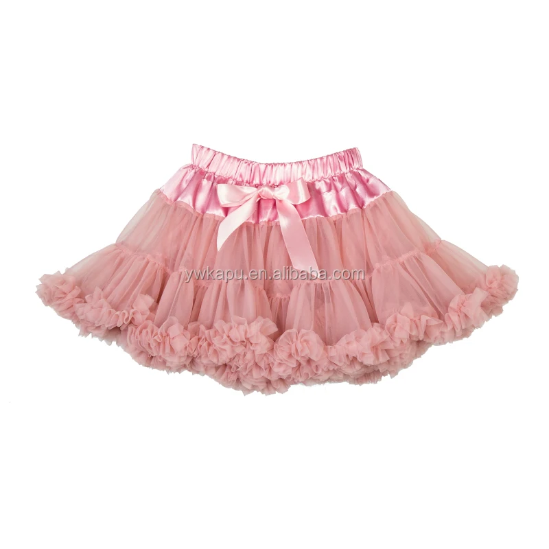 Wholesale fluffy tutu skirt for girls baby children tulle skirt 1 year old baby clothes