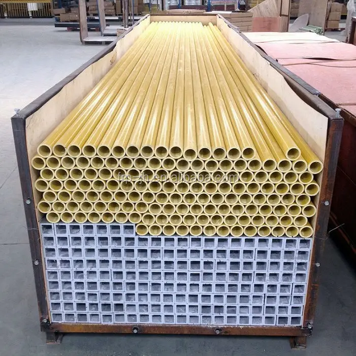 JH1532 FRP Pultrusion Profiles/ fiberglass round tube/hollow pipe for electric power industries