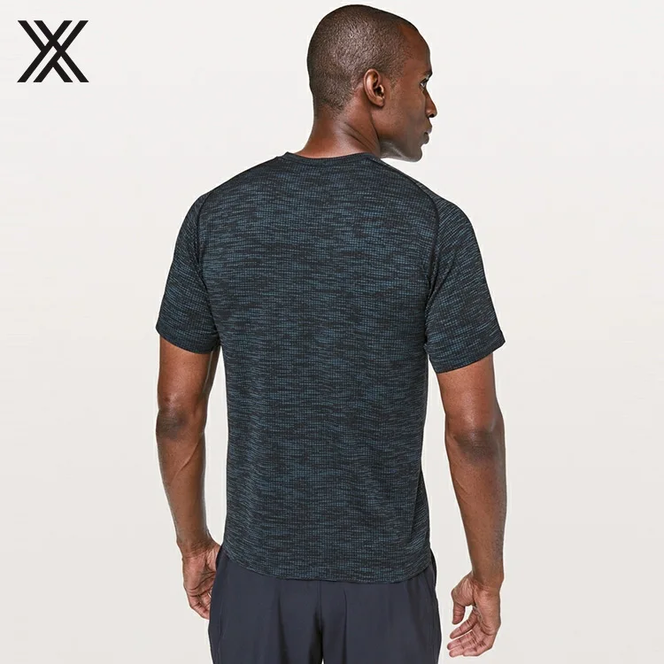 Professional Design Seamless Design Stretch Fabric Gym Men T Shirt