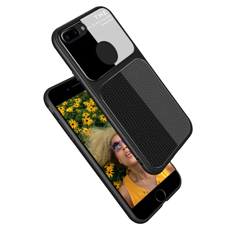 Новое поступление бесплатный образец акрил + ТПУ ромб зеркала телефон для iPhone 7 plus