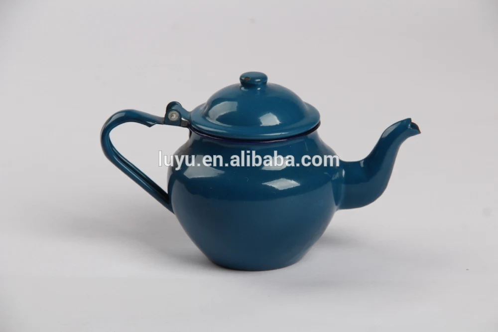 High quality 9-12cm enamel small round water kettle