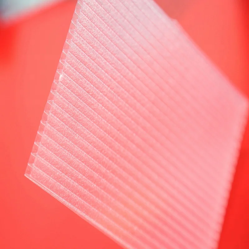 pc plastic hotsale crystal polycarbonate sheet for stadium roofing material