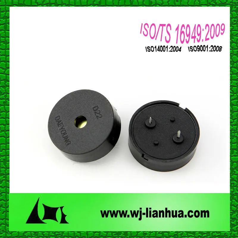 22mm 12V 85dB electronic buzzer