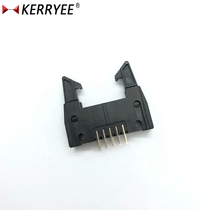 
10P DC3 gold plated pin shrouded 2.54mm haeder connector 