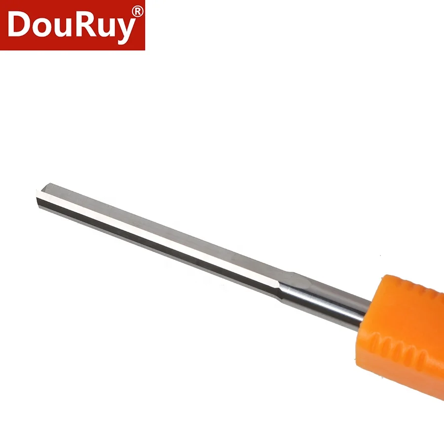 DouRuy two straight flutes wood working tools/wood cnc milling machine/cutting machines in wood