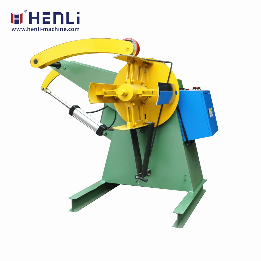 
HENLI Machinery | expanding mandrel uncoiler hydraulic sheet use machine 