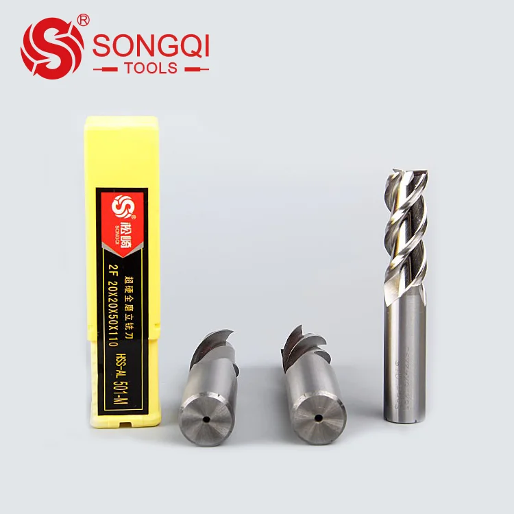 Wholesale HSS M2 Fully ground milling cutter 4F endmill for steel