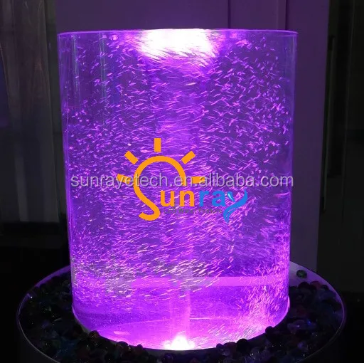 
2019 NEW H100cm Floor-standing LED Vortex tornado Bubble water fountain Fengshui Fountain 
