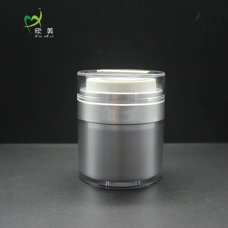 Customized silkscreen print Hot-stamping 15ml/30ml/50ml acrylic cosmetic jar