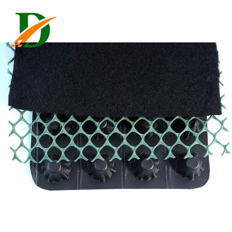
China landscape drainage board 20mm dimple plastic drain board/dimple for garage projet and roof project 
