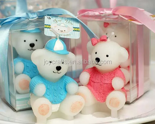 Bear Baby Shower Favors Birthday Gift Candle