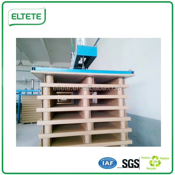 Eltete Paper Power Press Machine to make paper pallet stick firmly