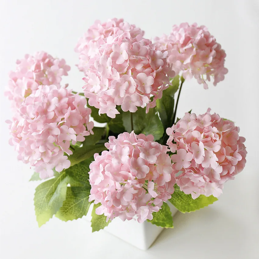 Wholesale real touch artificial hydrangea for home decoration