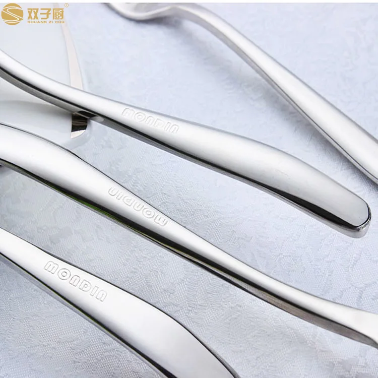 
4 piece cutlery set stainless steel silverware knife spoon 