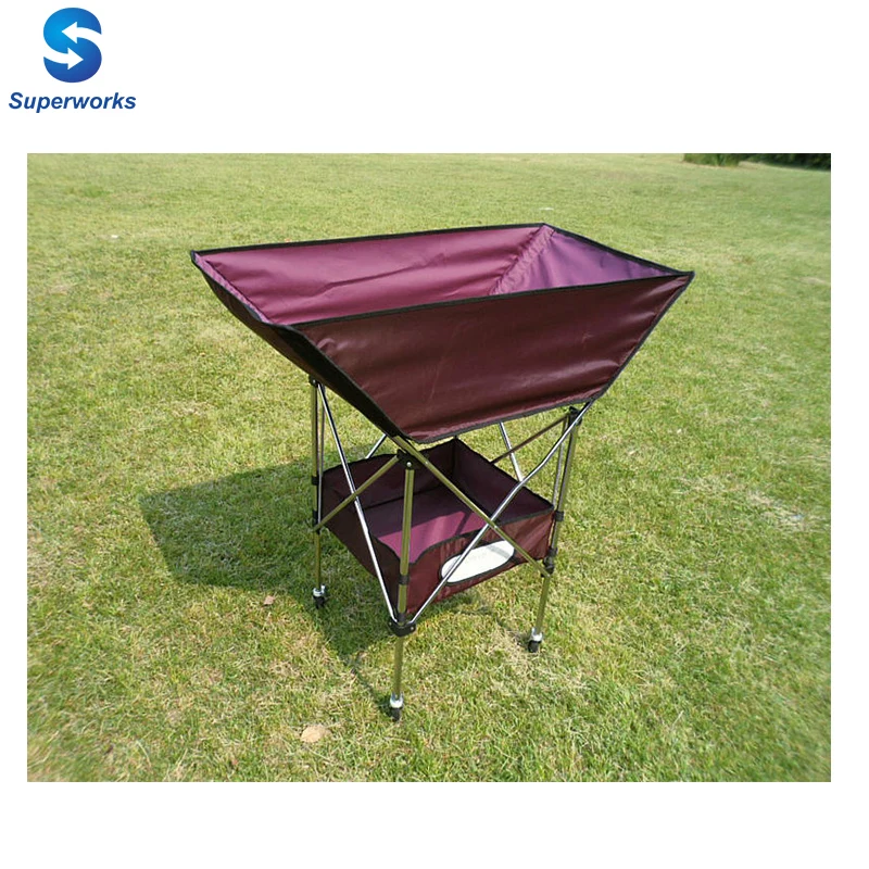 foldable basketball carrier trolley 4 wheels portable basketball ball cart