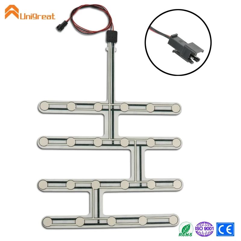 
235X315 mm occupant detection airbag bypass seat occupancy sensor mat emulator for car bus use human weight pressure sensor 