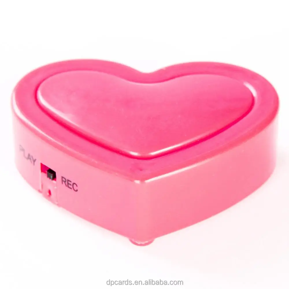 Wholesale voice recorders for stuffed animals,custom mini recordable sound module heartbeat sound recorder