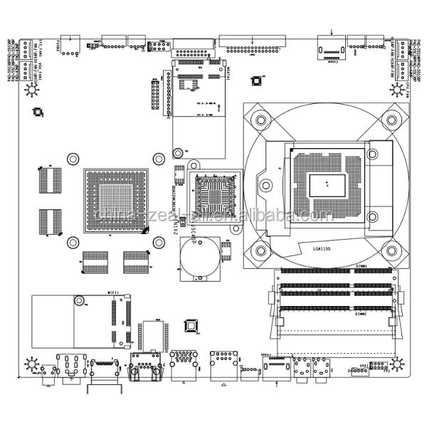 NVD GTX 950 ti LGA 1150 Socket motherboard with wifi slot for gaming PC