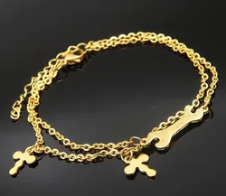 New Style Stainless Steel Bracelet With Crystal Tree Of Life For Women